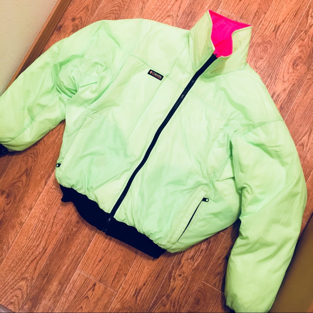 Colorful Reversible puffer jacket
